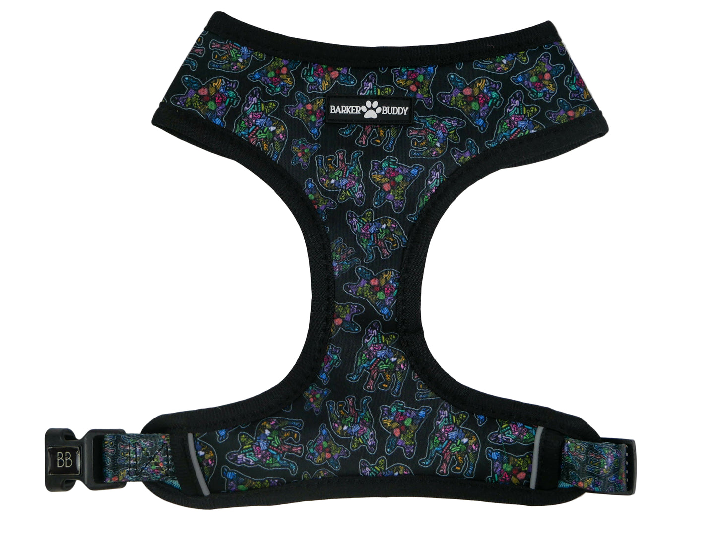 Abstract Frenchie Harness