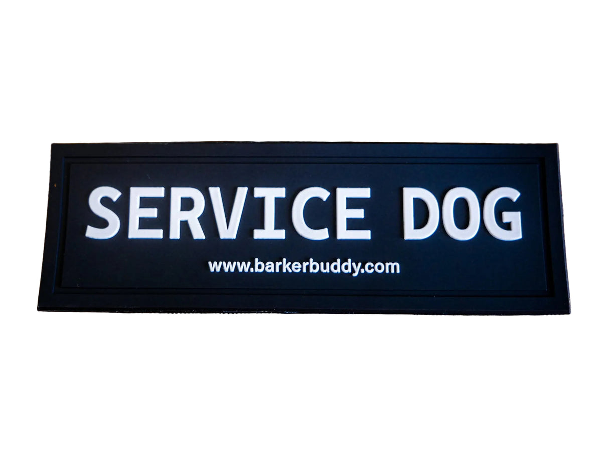 Soft Rubber Velcro Patch- Service Dog