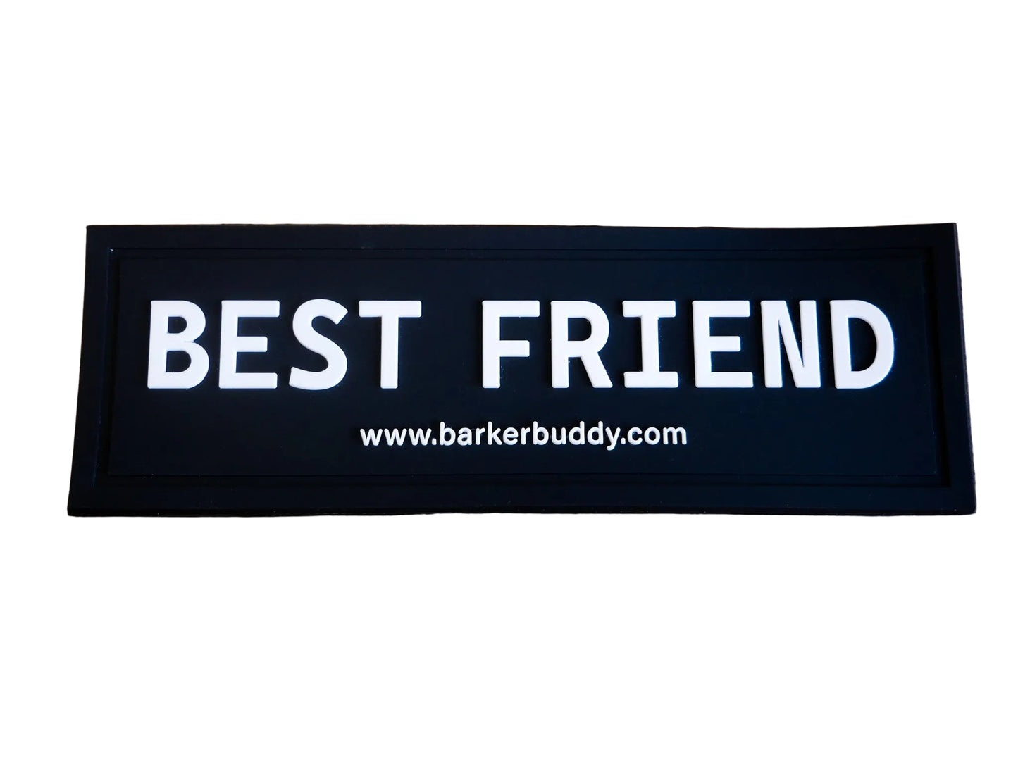 Soft Rubber Velcro Patch- Best Friend