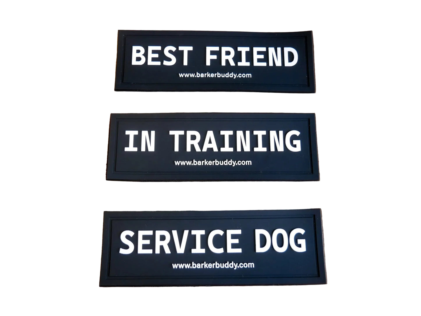 Soft Rubber Velcro Patch- Best Friend