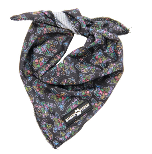 Abstract Frenchie Bandana